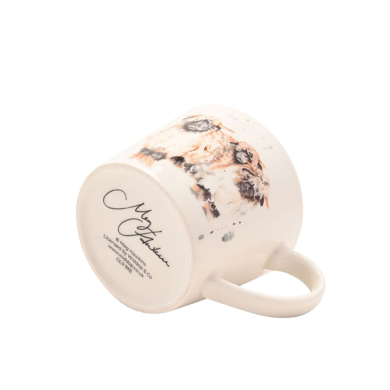 The Meg Hawkins Cup - Sheep is a ceramic mug perfect for animal lovers and countryside enthusiasts.