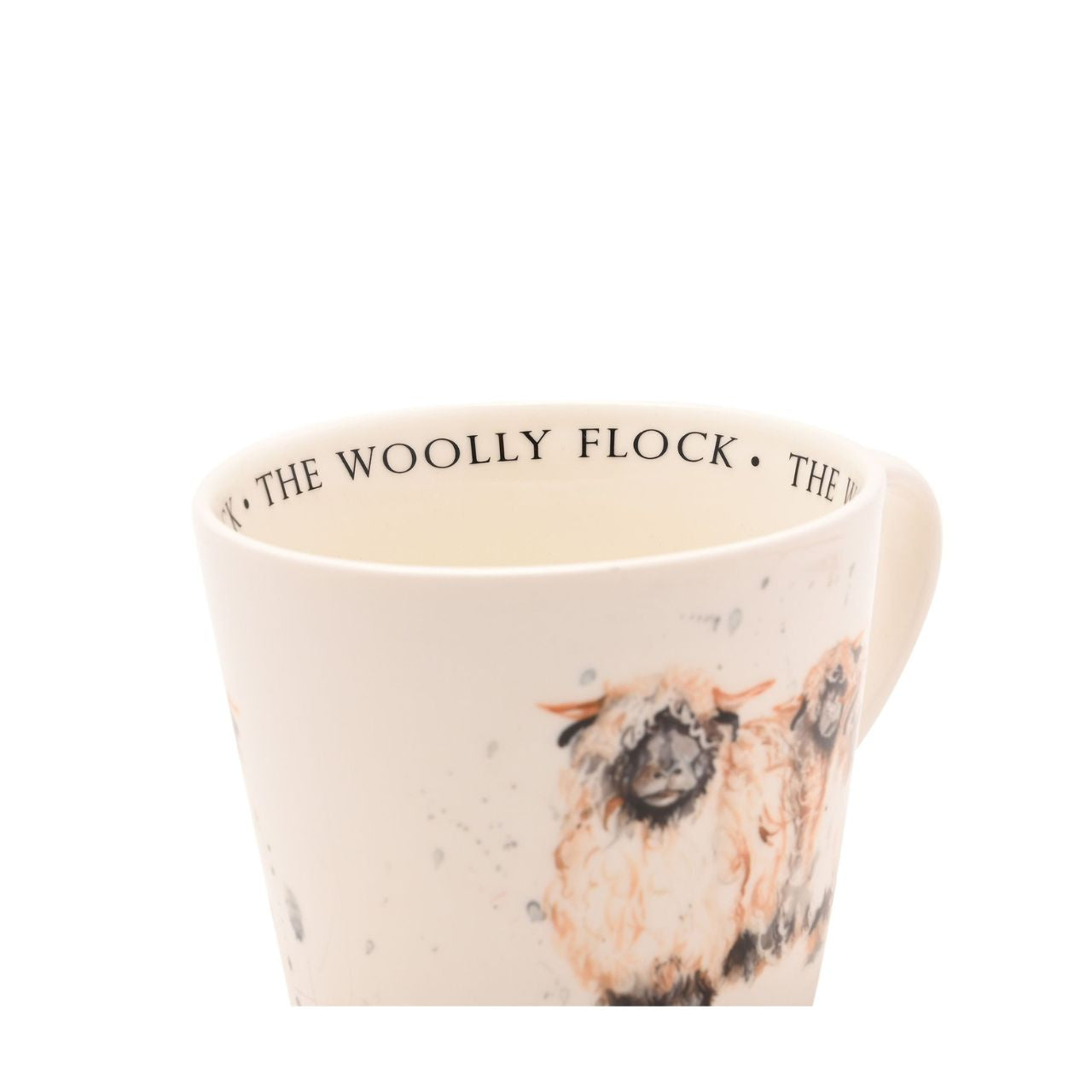 The Meg Hawkins Cup - Sheep is a ceramic mug perfect for animal lovers and countryside enthusiasts.
