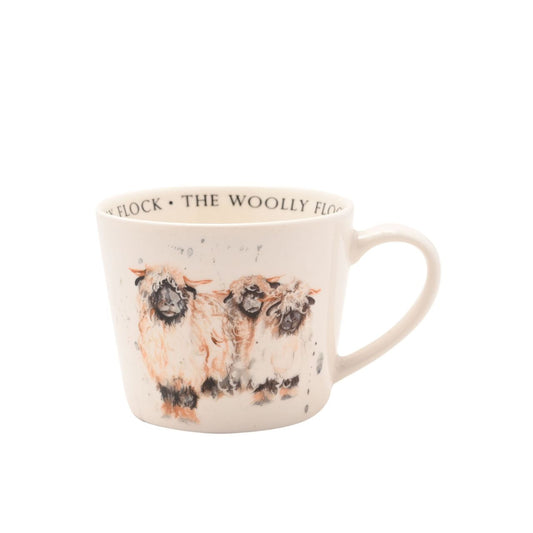 The Meg Hawkins Cup - Sheep is a ceramic mug perfect for animal lovers and countryside enthusiasts.