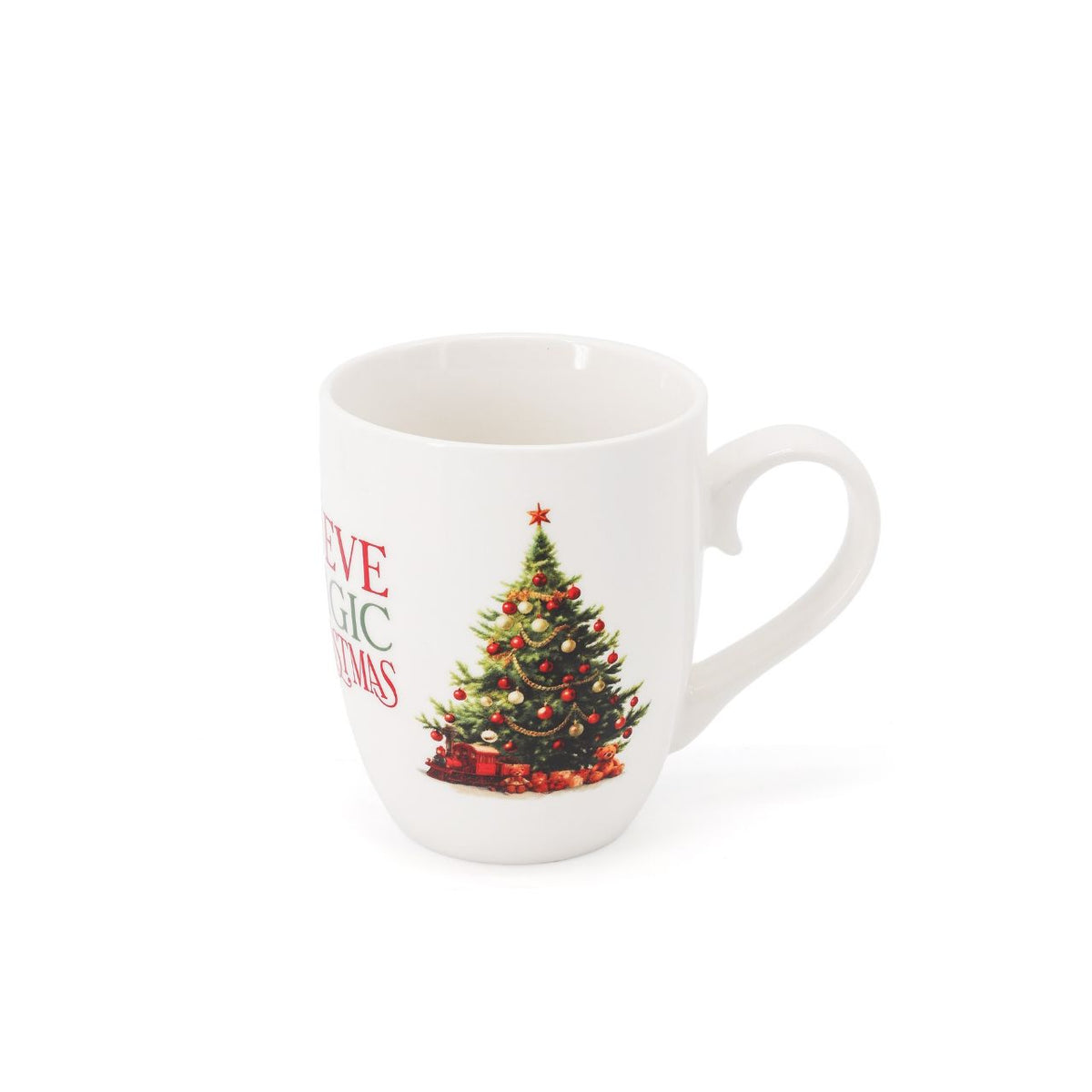 Bring a little Christmas cheer to every cuppa with this lovely set of 6 white mugs, beautifully presented in a festive hatbox. Featuring charming Christmas trees and much-loved festive phrases such as ‘Have Yourself a Merry Little Christmas’ and ‘The Most Wonderful Time of the Year’, they’re perfect for enjoying warming drinks and adding a cheerful touch to your home throughout the festive season.