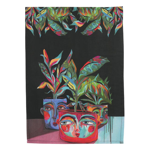 Michelle Allen Grow Boldly Tea Towel  Our Grow Boldly 100% cotton tea towel add the perfect pop of colour and personality to any kitchen. 