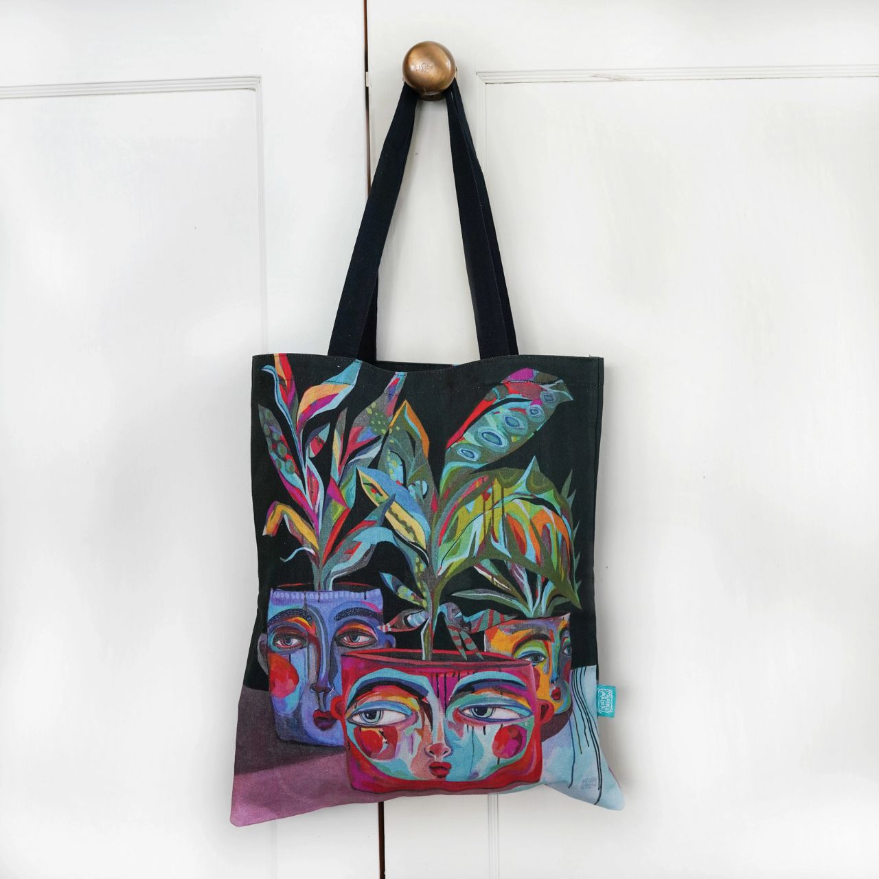 Michelle Allen Grow Boldy Tote Bag  Our Grow Boldly Tote is exactly what you need to carry anything your heart desires. The Tote is the perfect catch-all for running from work to the grocery store, or from home to the zoo.