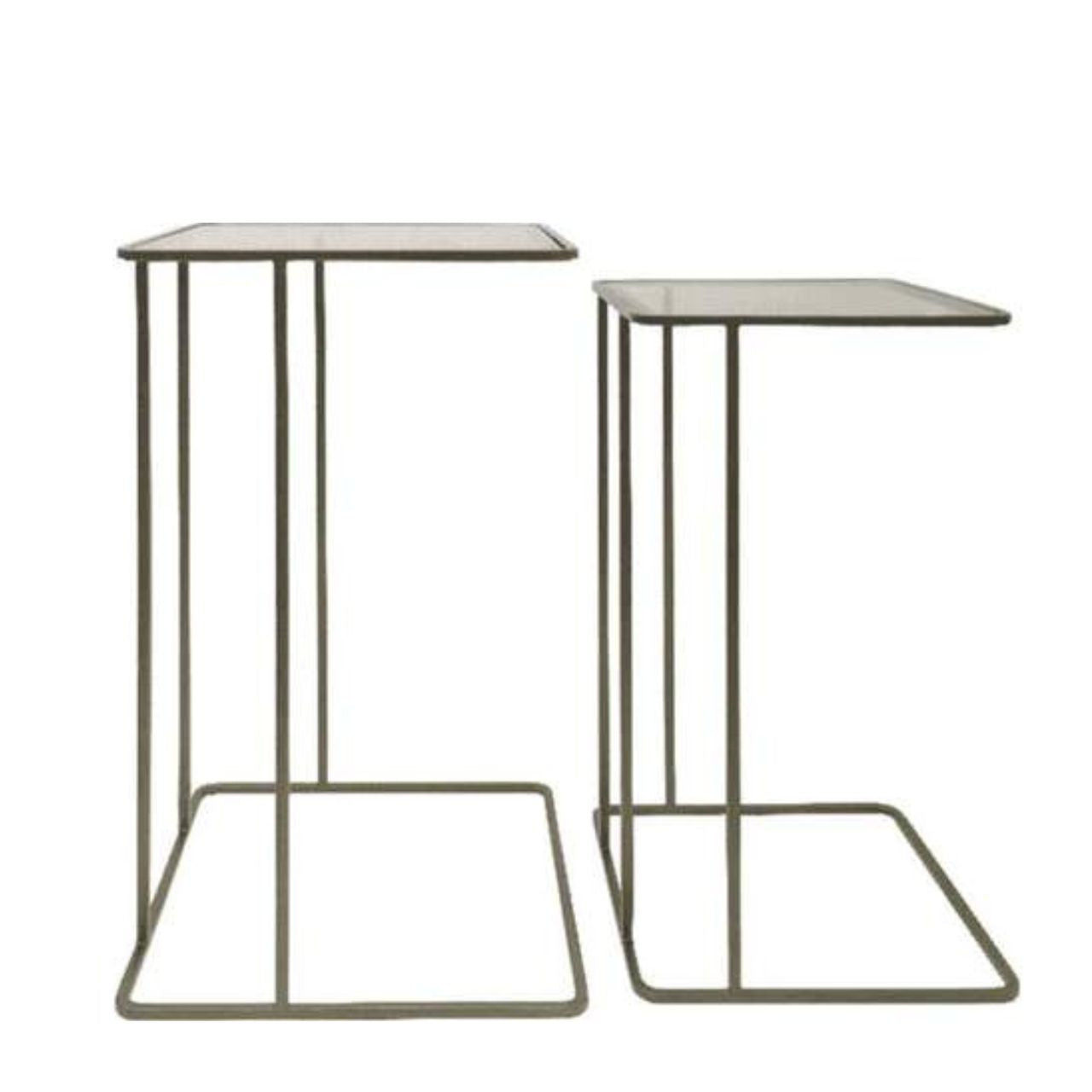 A sleek, contemporary set of 2 tables that elevates your living experience, this classic set of tables feature an elegant play of lines and geometry of frames.