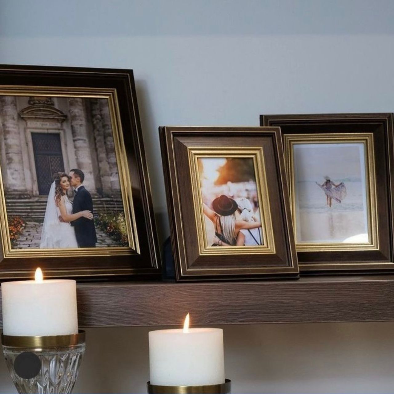 Mindy Brownes Haiden Picture Frame 5 x 7  Capture your special moments with a frame from Mindy Brownes. Dark brown and gold in colour, a classic design combination.
