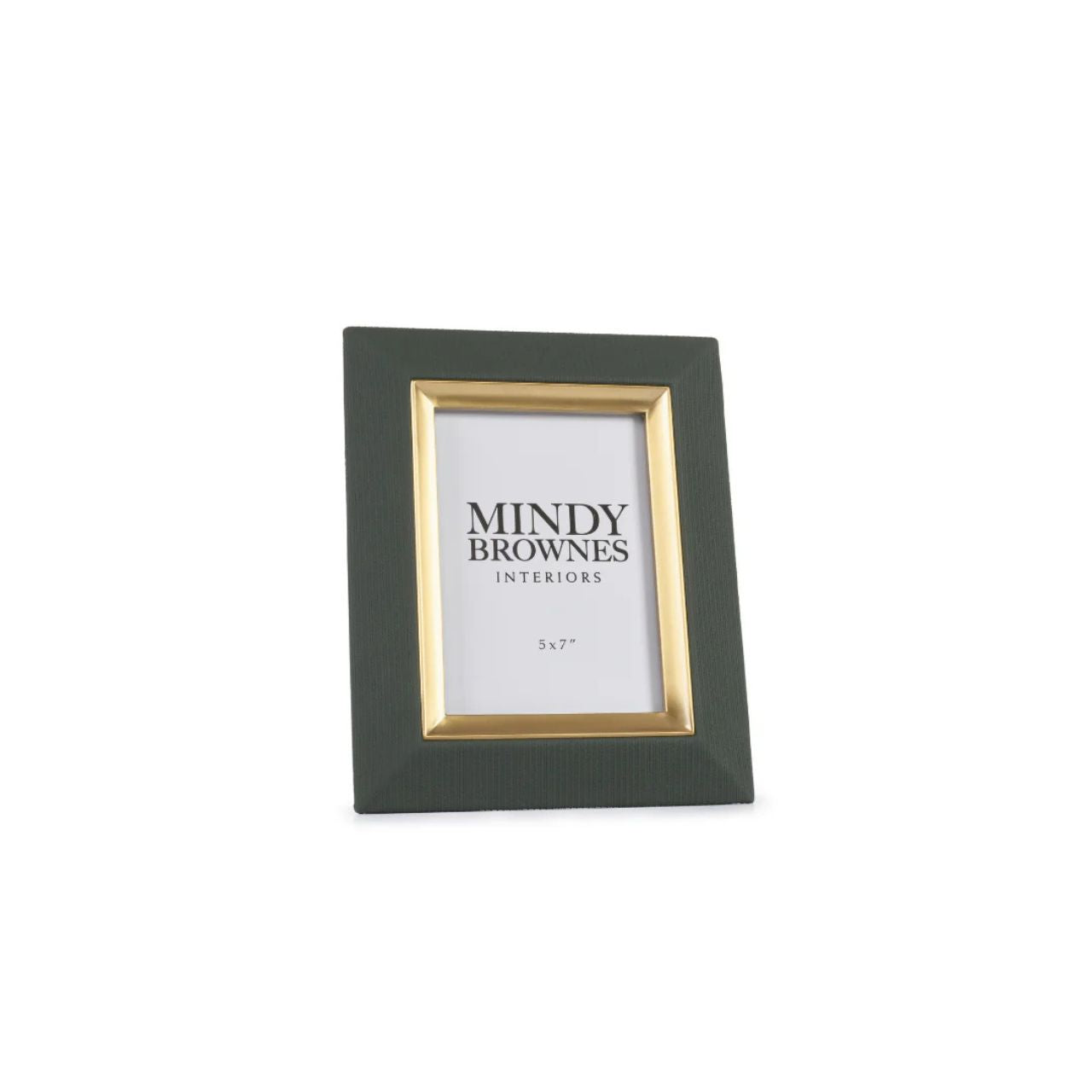 Enhance your photos with the Sutera Picture Frame in green. The elegant gold details add a touch of sophistication to any room. Display your memories with style and add a beautiful touch to your home décor. Fits 5 x 7 photos.