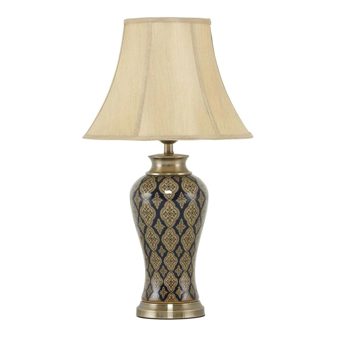 Mindy Brownes Una Table Lamp  - Mindy Brownes Table Lamp. - Oriental inspired pattern ceramic lamp.