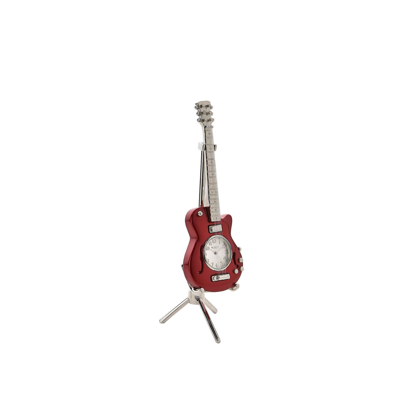 This dazzling guitar clock has a lasting style that would complement any bedside table or living room mantelpiece.