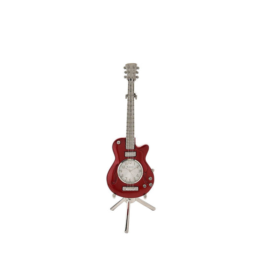 This dazzling guitar clock has a lasting style that would complement any bedside table or living room mantelpiece.