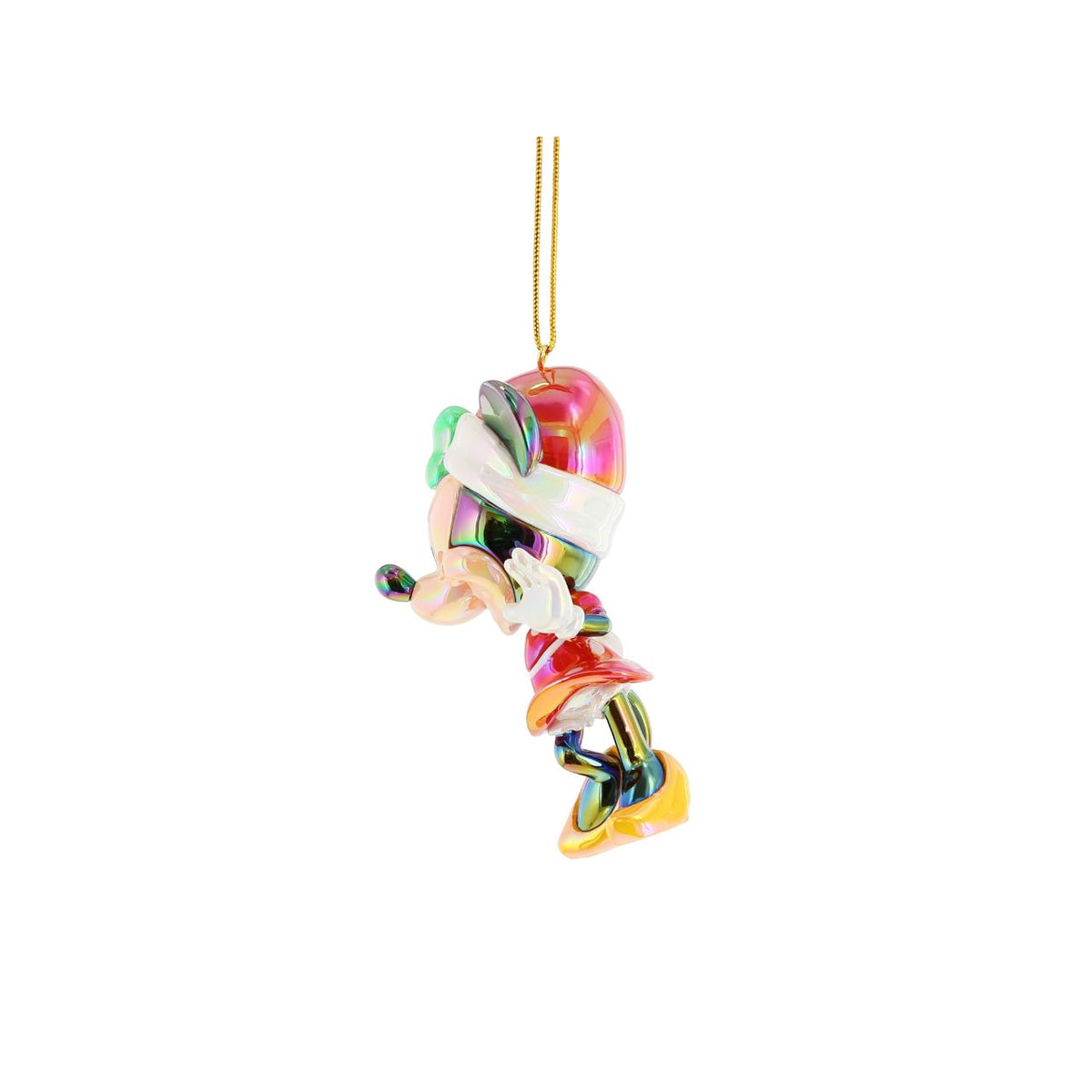 Bring instant Disney magic to your Christmas tree with this charming Minnie Mouse hanging ornament.