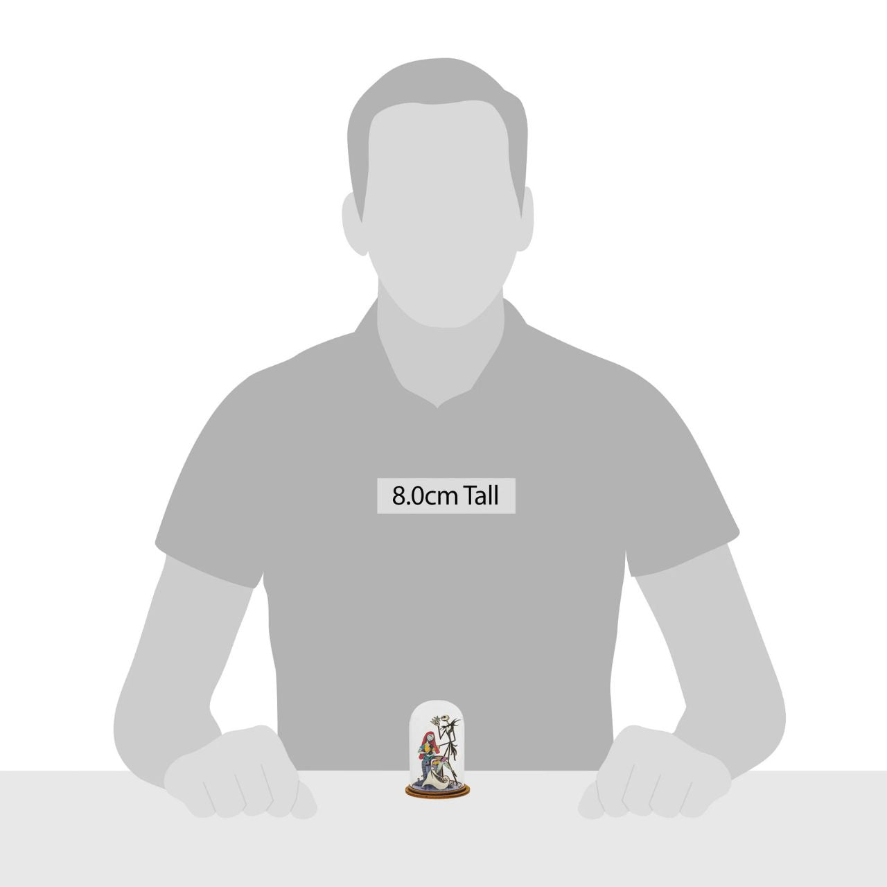 Will Sally the ragdoll's love change Jack Skellington's mind about taking over Christmas? This is a sweet pair with Zero make the perfect gift for any Halloween Town fan. This classic Nightmare Before Christmas decorative Kloche will make a stunning display in any home.