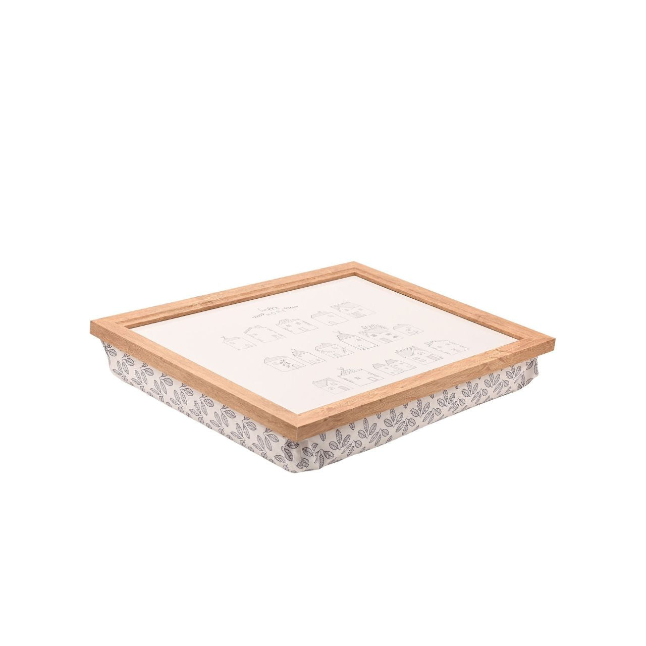 This Lap Tray adorned with delightful 'Houses' imagery merges convenience with homely charm.
