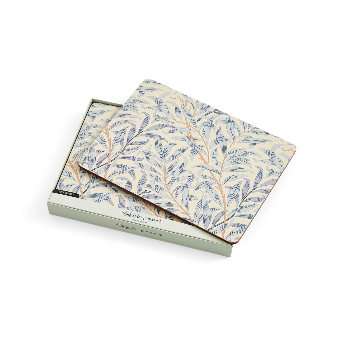 Quality placemats featuring the Willow Bough design from Morris &amp; Co