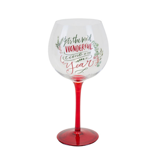 Most Wonderful Time of the Year Gin Glass  A relaxing, cosy Christmas has never been so simple to achieve. Step away from the hustle and bustle and delve into a blissful, traditional Christmas with Holiday Cottage.