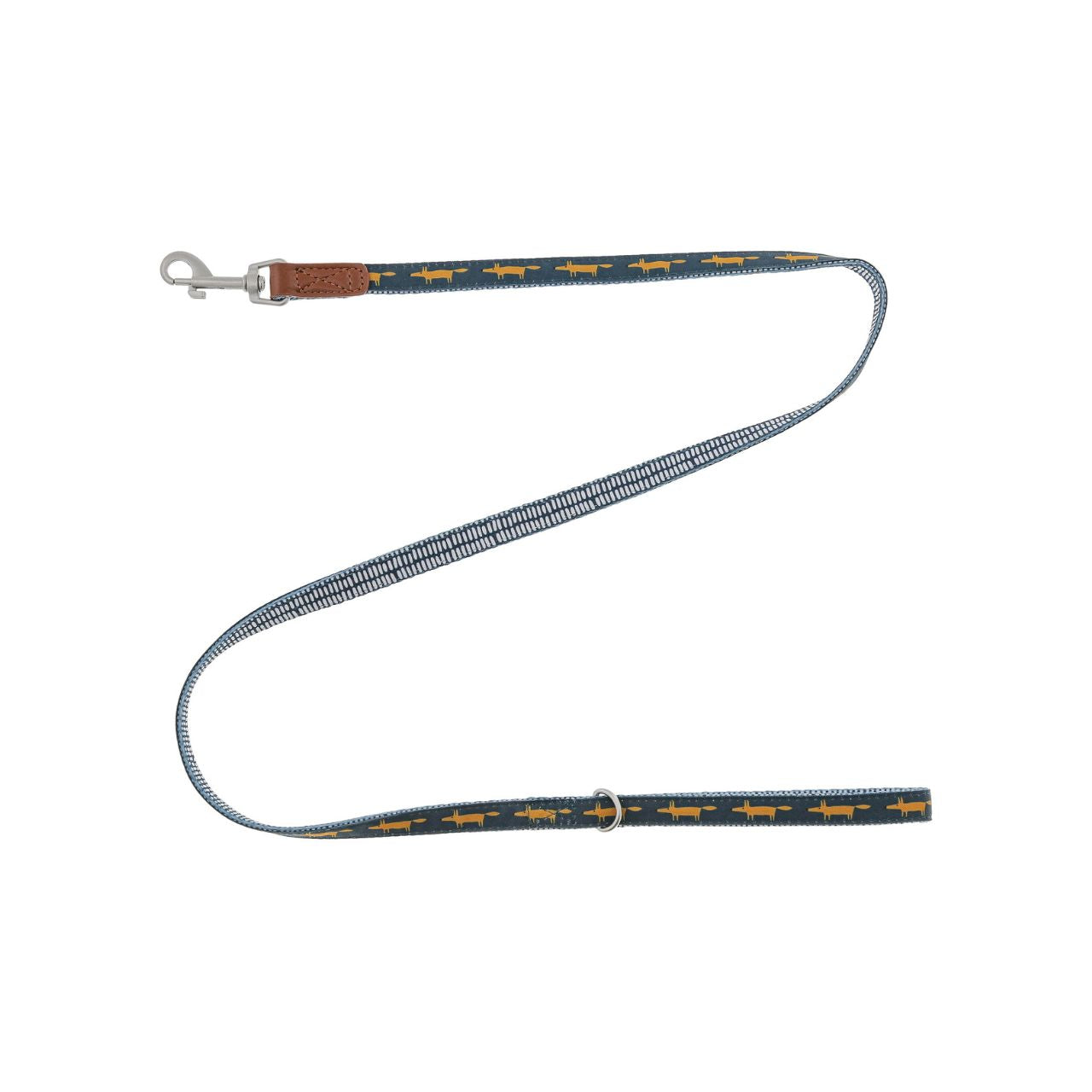 This small dog lead is tough, durable and ready for any adventurous walkies. With its modern Scandi Mr Fox design it's the perfect way to make sure your pet looks and feels their best. Don't forget the matching midnight collar to complete the set.