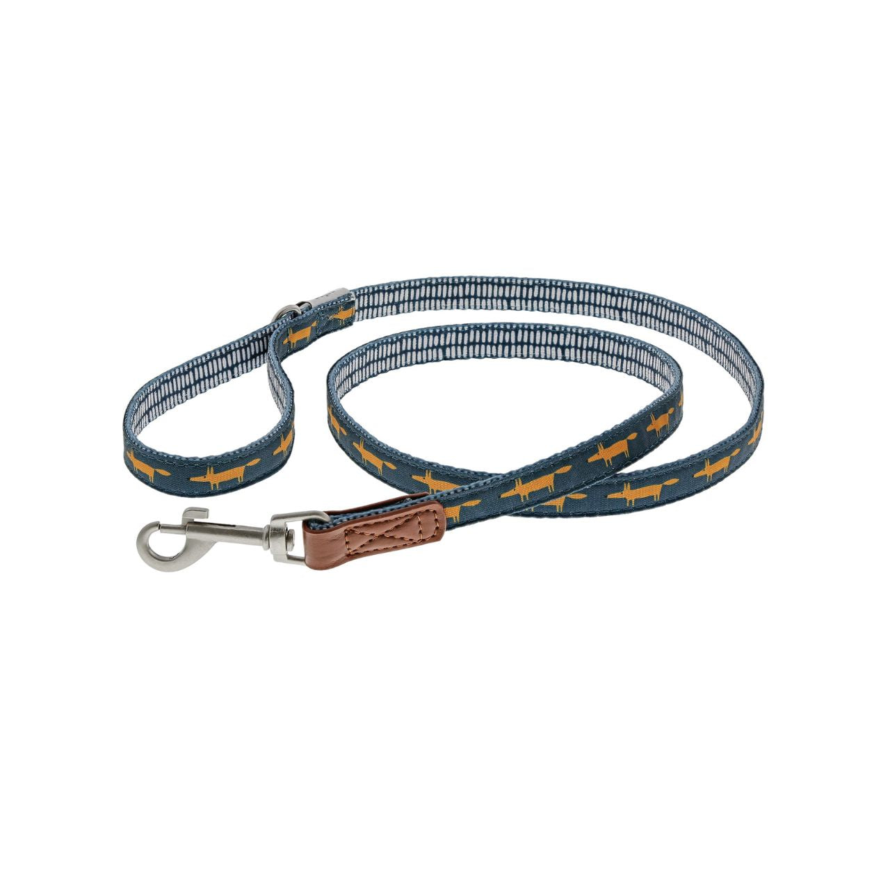 This small dog lead is tough, durable and ready for any adventurous walkies. With its modern Scandi Mr Fox design it's the perfect way to make sure your pet looks and feels their best. Don't forget the matching midnight collar to complete the set.