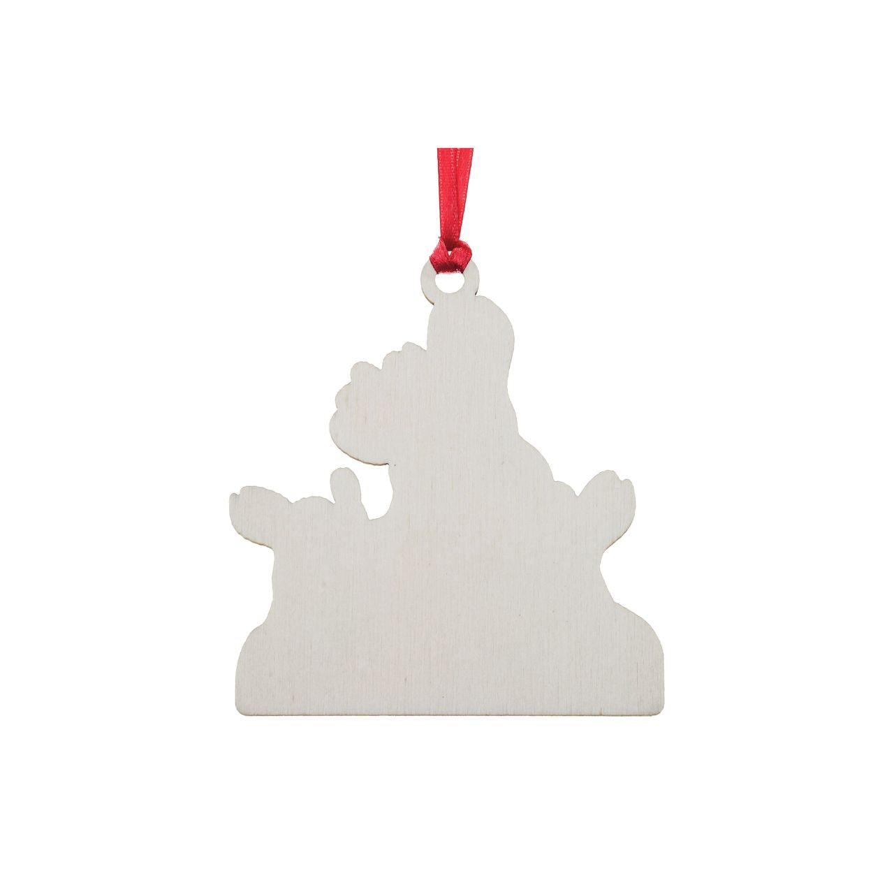 This Mrs. Rabbit with a Christmas Pudding Wooden Hanging Ornament would make a truly unique gift or self-purchase. We have been working hard towards our sustainability goal, creating Beatrix Potter gift items that include responsibly sourced materials.
