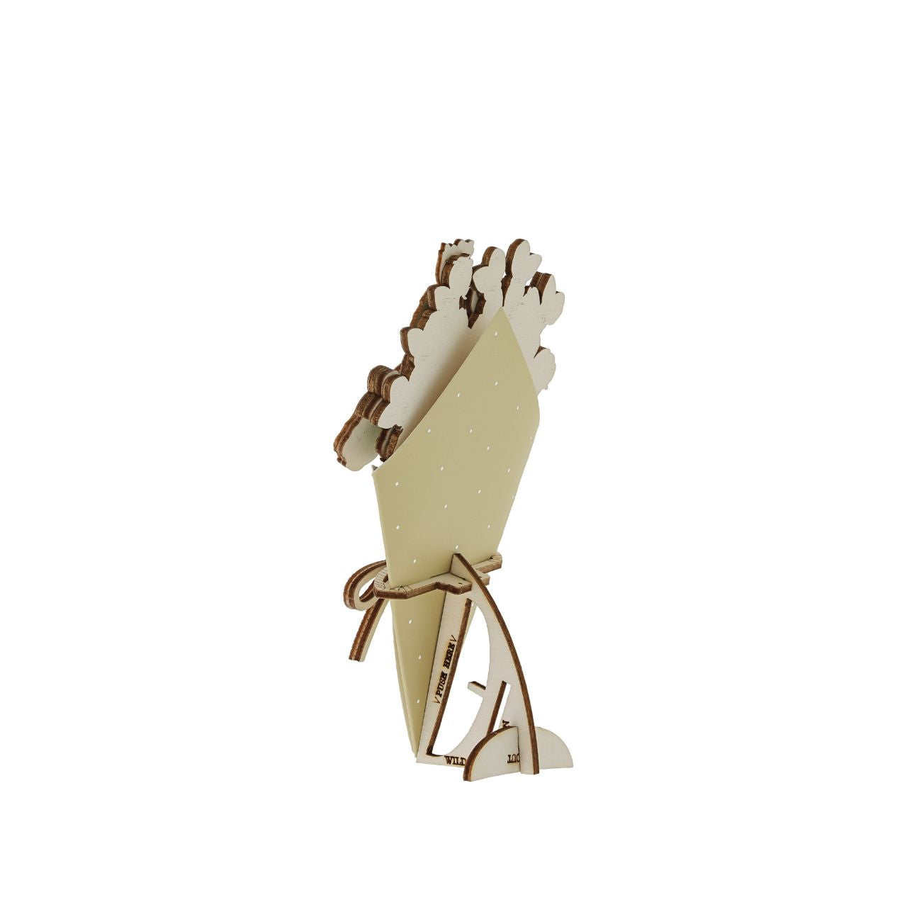 Surprise and delight someone with a beautiful bouquet figural card - Send them loads of love through the post with our letterbox inspired 3D figurine card.