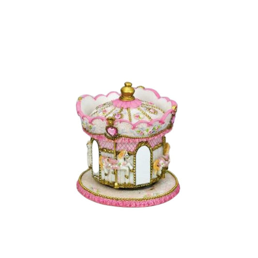 Carousel rose with mirrors turns to the melody Rigoletto.