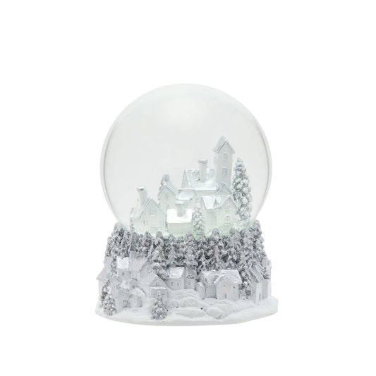 Bring the magic of Christmas into your home with this beautifully crafted musical snowglobe.