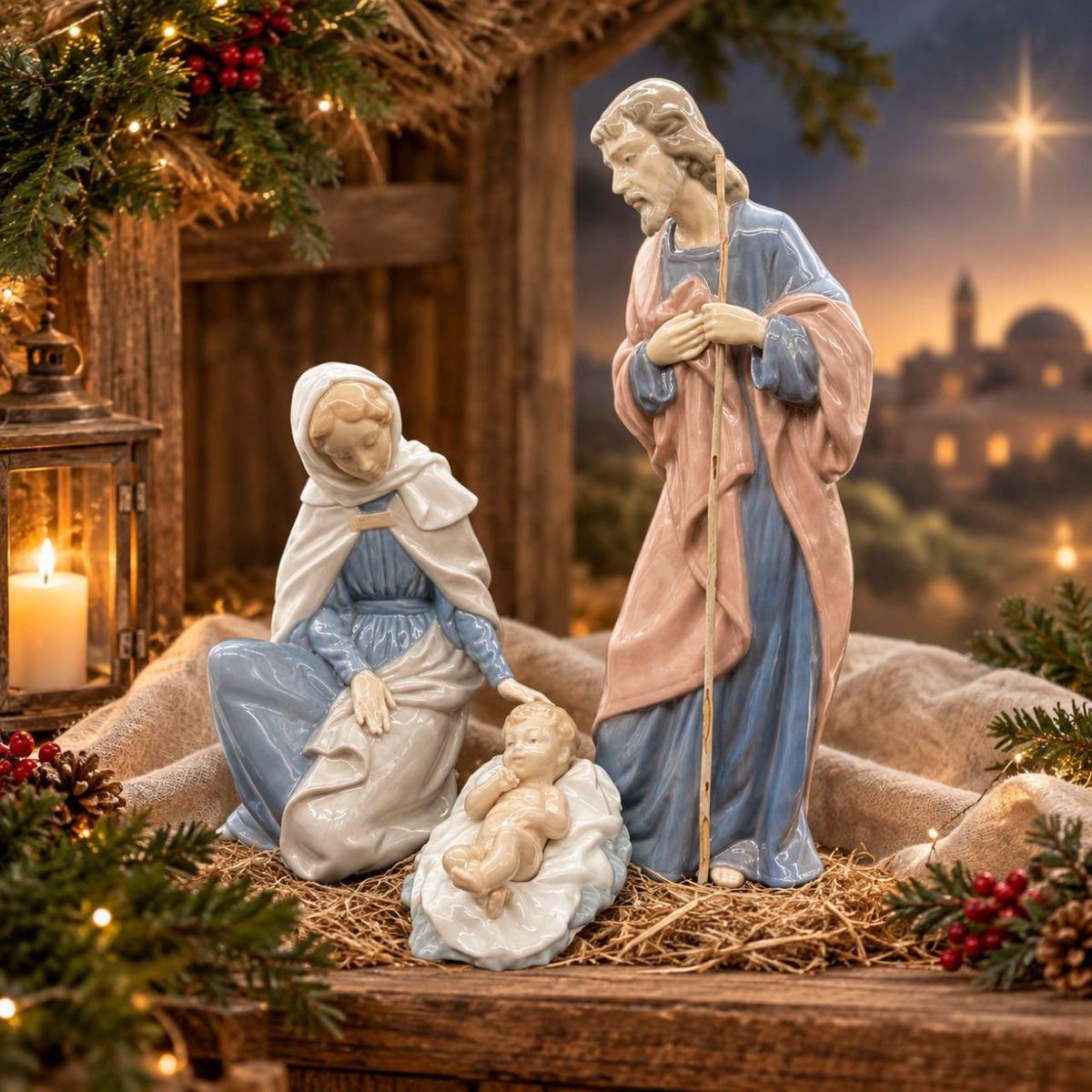 Nao porcelain figurine “Saint Joseph” from the Christmas Collection.