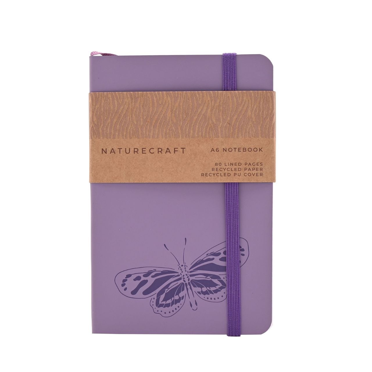 The Naturecraft Butterfly Recycled PU Notebook is a charming notebook is perfect for jotting down thoughts, ideas, and dreams.