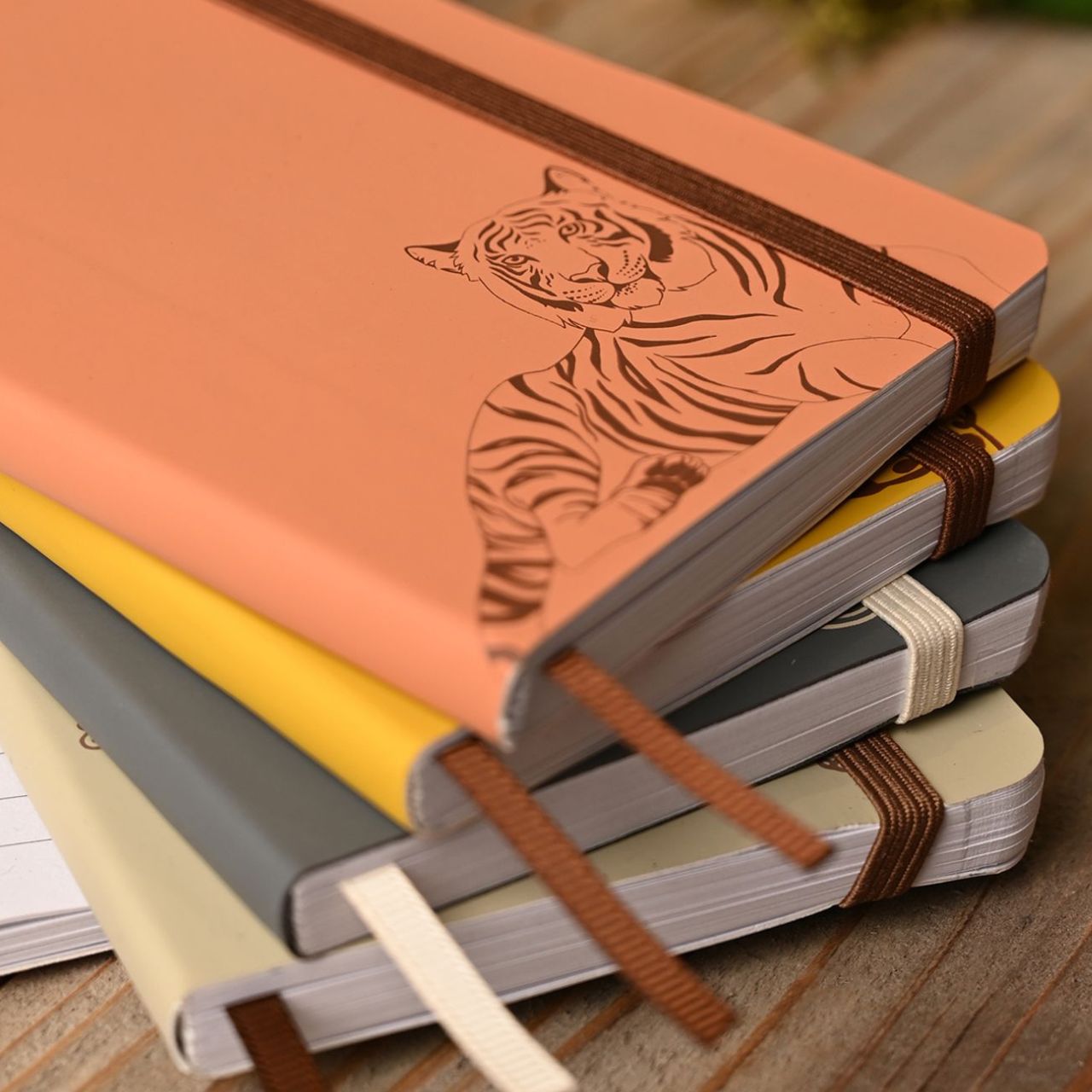 The Naturecraft Elephant Recycled PU Notebook Stone is a charming notebook is perfect for jotting down thoughts, ideas, and dreams.