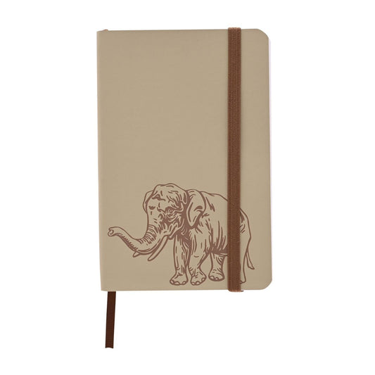 The Naturecraft Elephant Recycled PU Notebook Stone is a charming notebook is perfect for jotting down thoughts, ideas, and dreams.