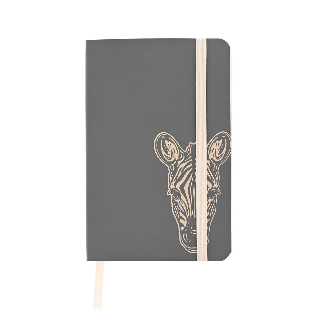 The Naturecraft Zebra Recycled PU Notebook Slate is a charming notebook is perfect for jotting down thoughts, ideas, and dreams.