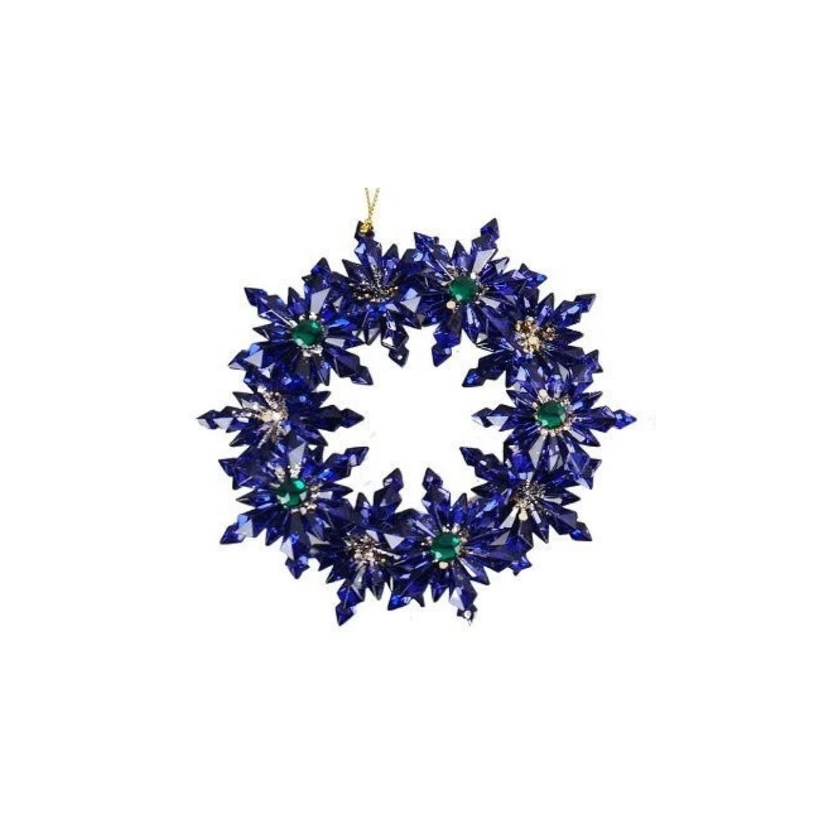 Bring festive elegance to your tree with this stunning Snowflake Wreath Christmas Hanging Ornament. Featuring an intricate snowflake design framed within a delicate wreath, this seasonal piece captures the magic of winter.