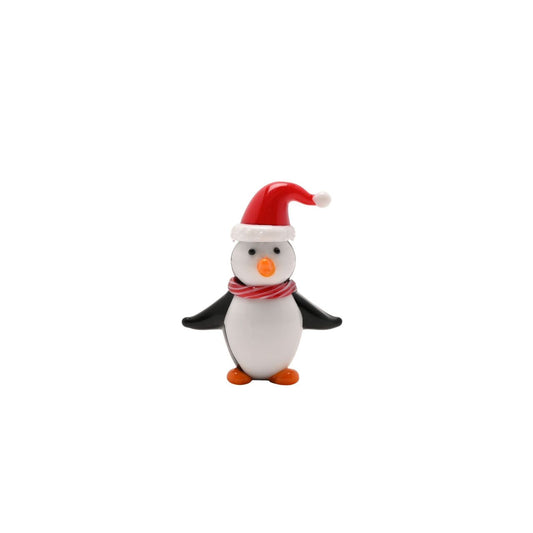 Elevate your retail offerings with the Festive Miniature Objet D'art Penguin, designed to impress.