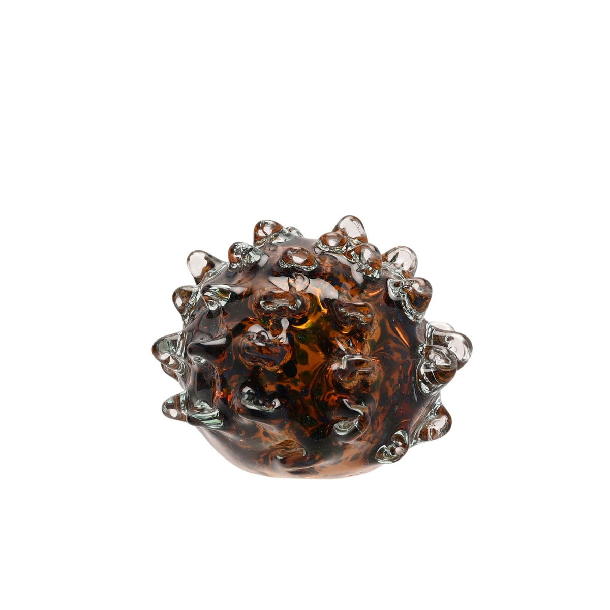 The Objets d'art Glass Figurine – Hedgehog is a charming little sculpture that captures this beloved creature.