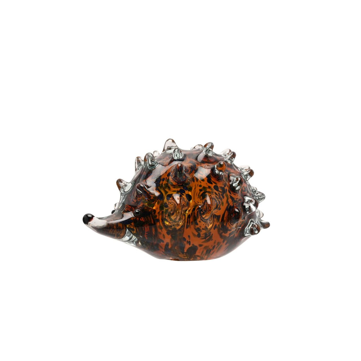 The Objets d'art Glass Figurine – Hedgehog is a charming little sculpture that captures this beloved creature.