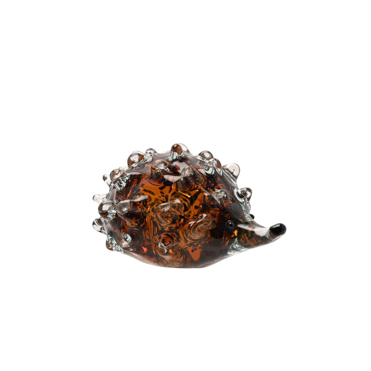 The Objets d'art Glass Figurine – Hedgehog is a charming little sculpture that captures this beloved creature.