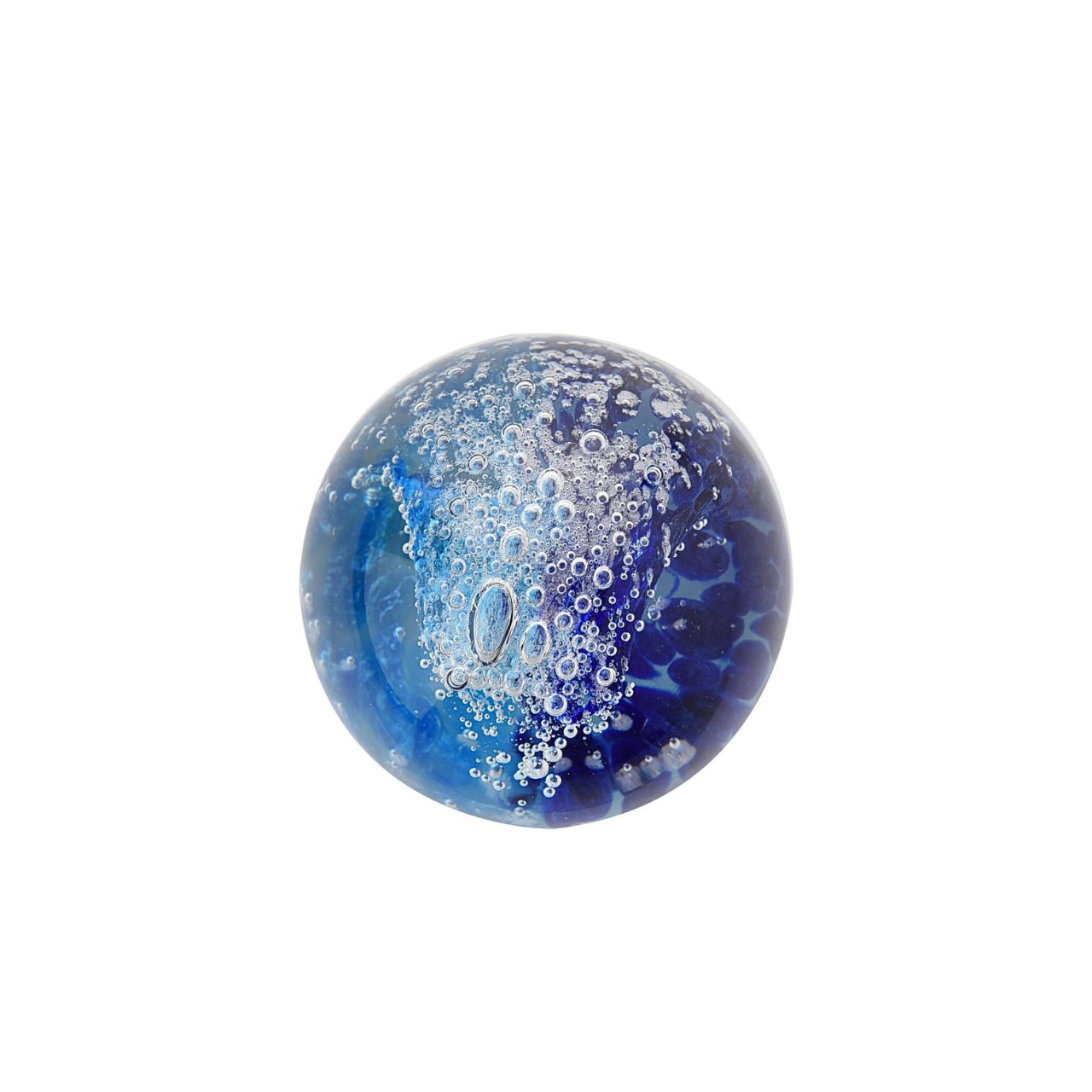 This majestic ocean wave paperweight perfectly captures the deep blue sea and makes a vivid addition to any office.