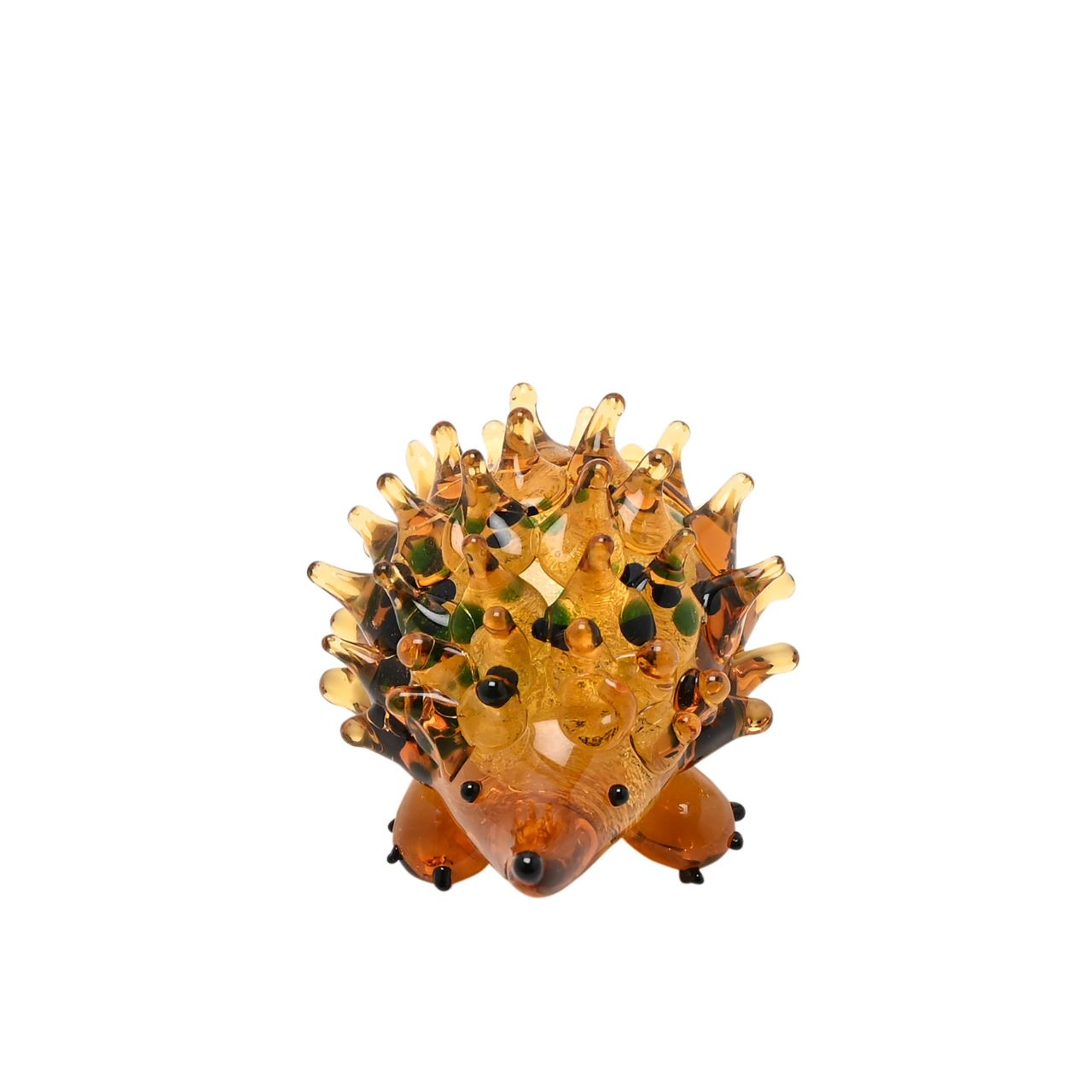 The Objets D’Art miniature glass figurine – hedgehog by SOPHIA. Made from hand blown glass to create a 100% unique piece.