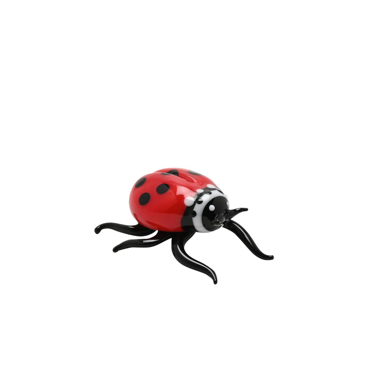The Objets D'Art miniature glass figurine - ladybird by SOPHIA. Made from hand blown glass to create a 100% unique piece.