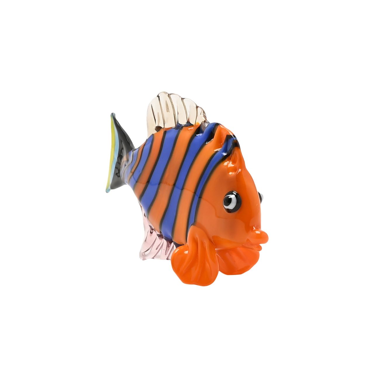 It features vibrant orange colouring, which will add a timeless splash of colour to any mantel, bookcase or cabinet.