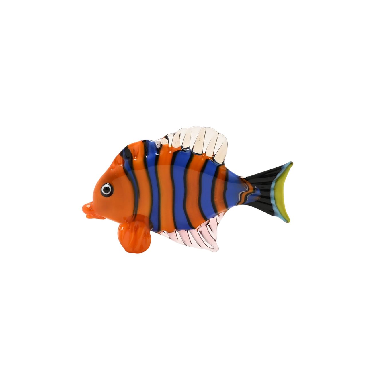 It features vibrant orange colouring, which will add a timeless splash of colour to any mantel, bookcase or cabinet.