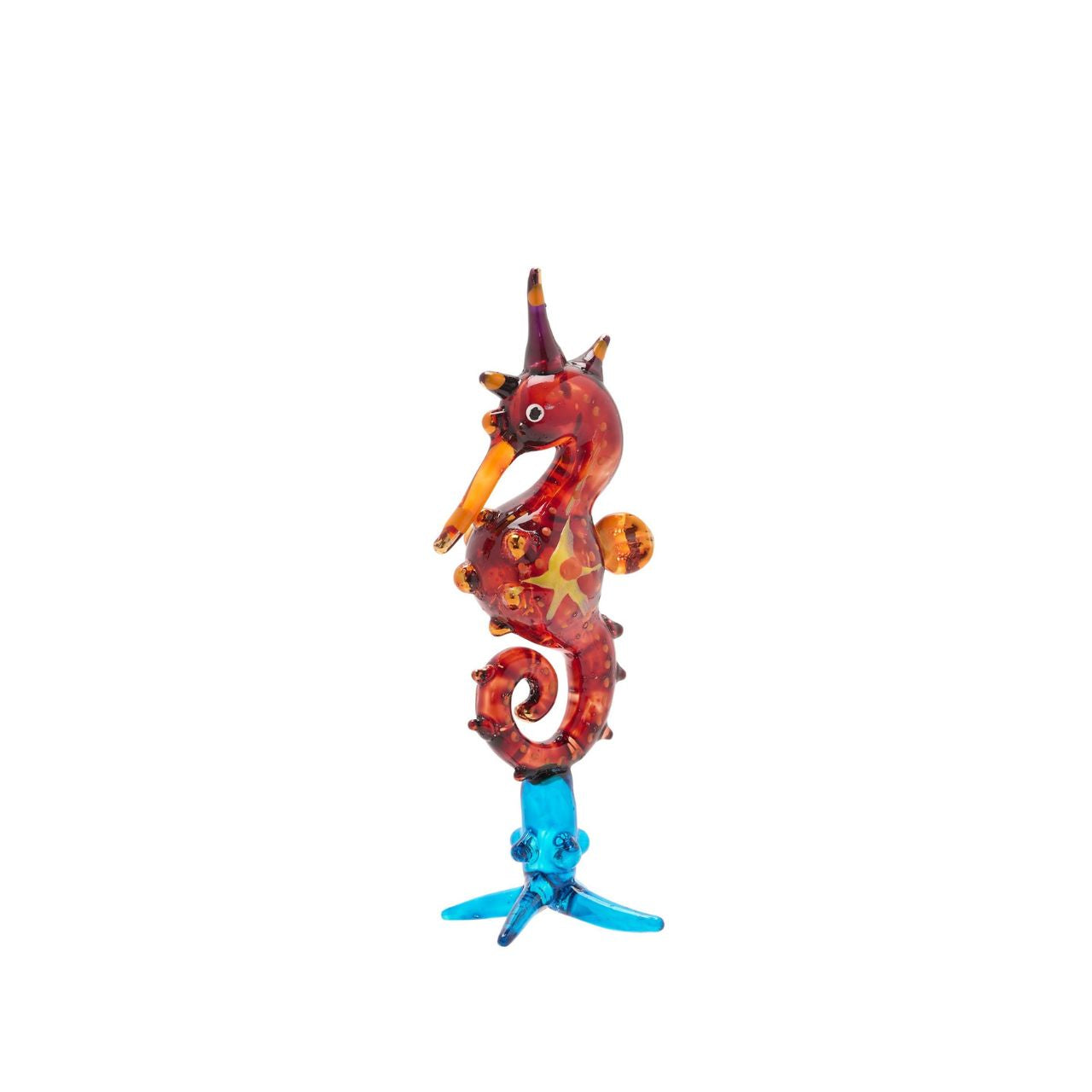 This stunning figurine boasts striking orange and blue colours, to create a cute and eye-catching ornament.