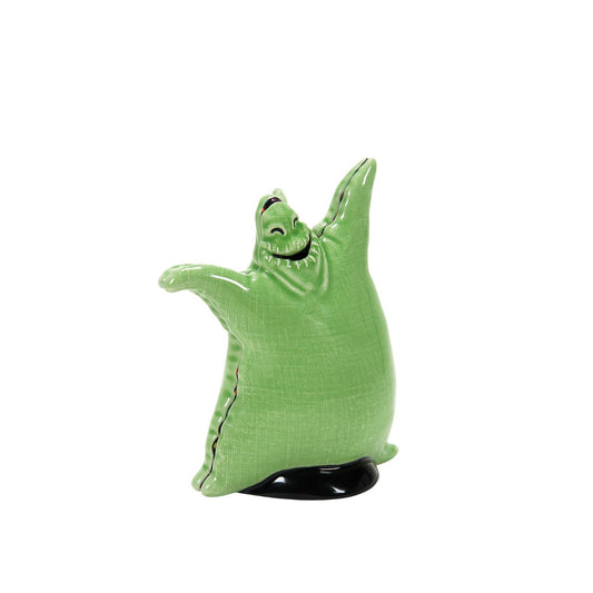 Bring home the thrill of Halloween Town and let the Oogie Boogie Salt and Pepper Shaker Set turn your dining experience into a bewitching performance. It's the perfect way to season your food with a sprinkle of spookiness and makes every dish a tiny bit more devilish.