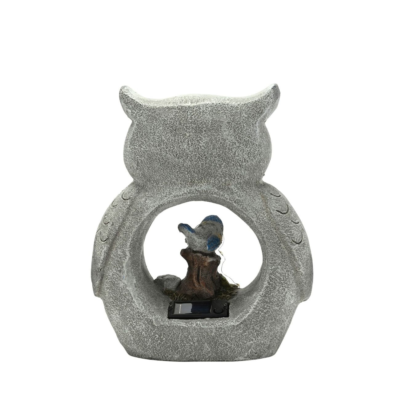 Designed to capture the rustic elegance of a country cottage, this solar-powered garden accessory brings both function and flair to any outdoor space.