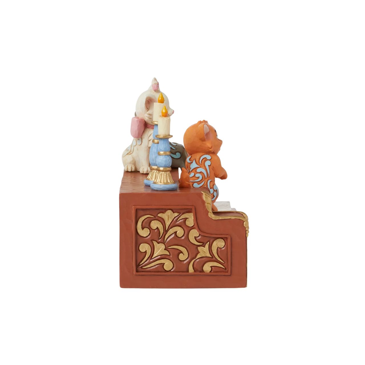 The mischievous but oh so cute kittens from Disneys Aristocats are ready play a tune. Berlioz, Marie and Toulouse are perched atop this piano, reminiscent of the iconic scene from the 1970 film, reimagined by Jim Shore as part of his Disney Traditions collections.