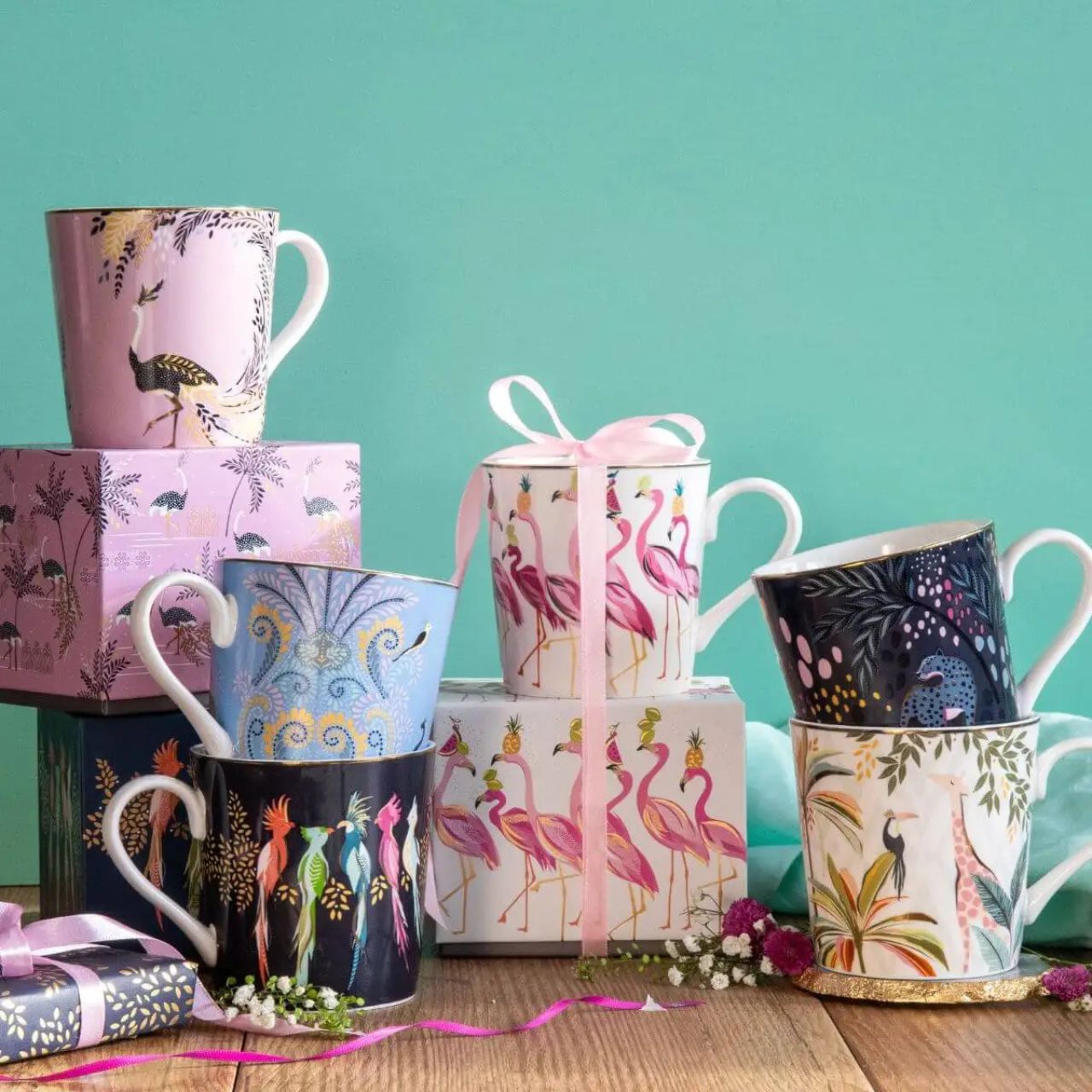 Gift elegance with this beautiful mug designed by award-winning designer Sara Miller