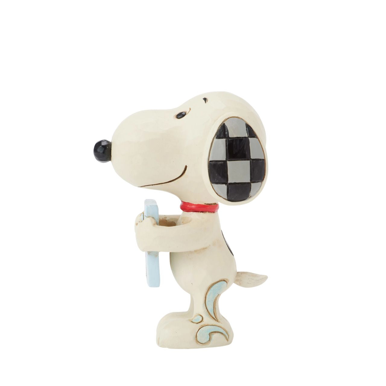 Snoopy is ready to show you his love in this cute mini figurine from the Peanuts collection by Jim Shore. Hand carved and painted, this piece comes ready to gift in a fully branded gift box.