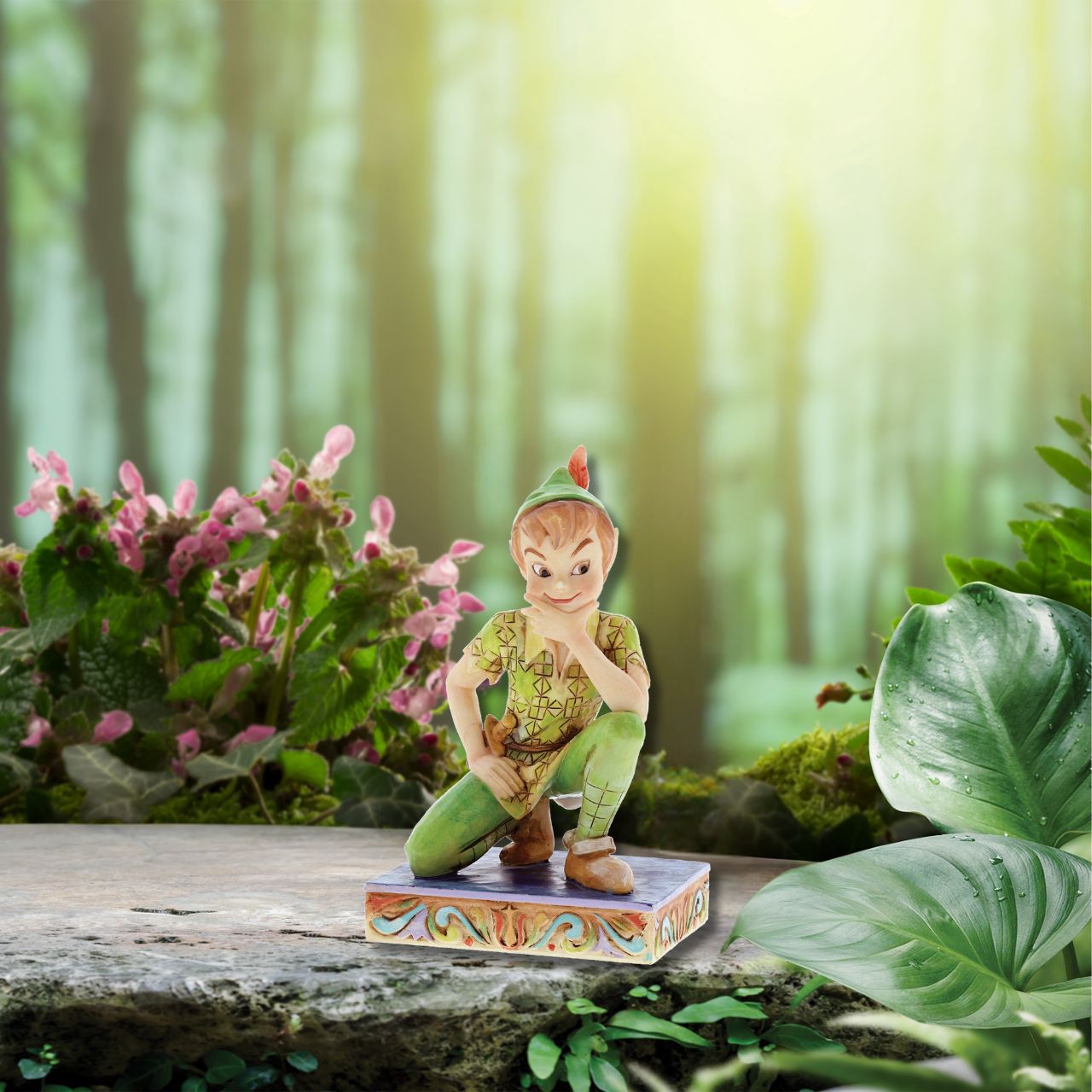 A mischievous boy who can fly and magically refuses to grow up, Peter Pan makes his debut as part of Personality Poses collection. Designed by award winning artist and sculptor, Jim Shore for the Disney Traditions brand.