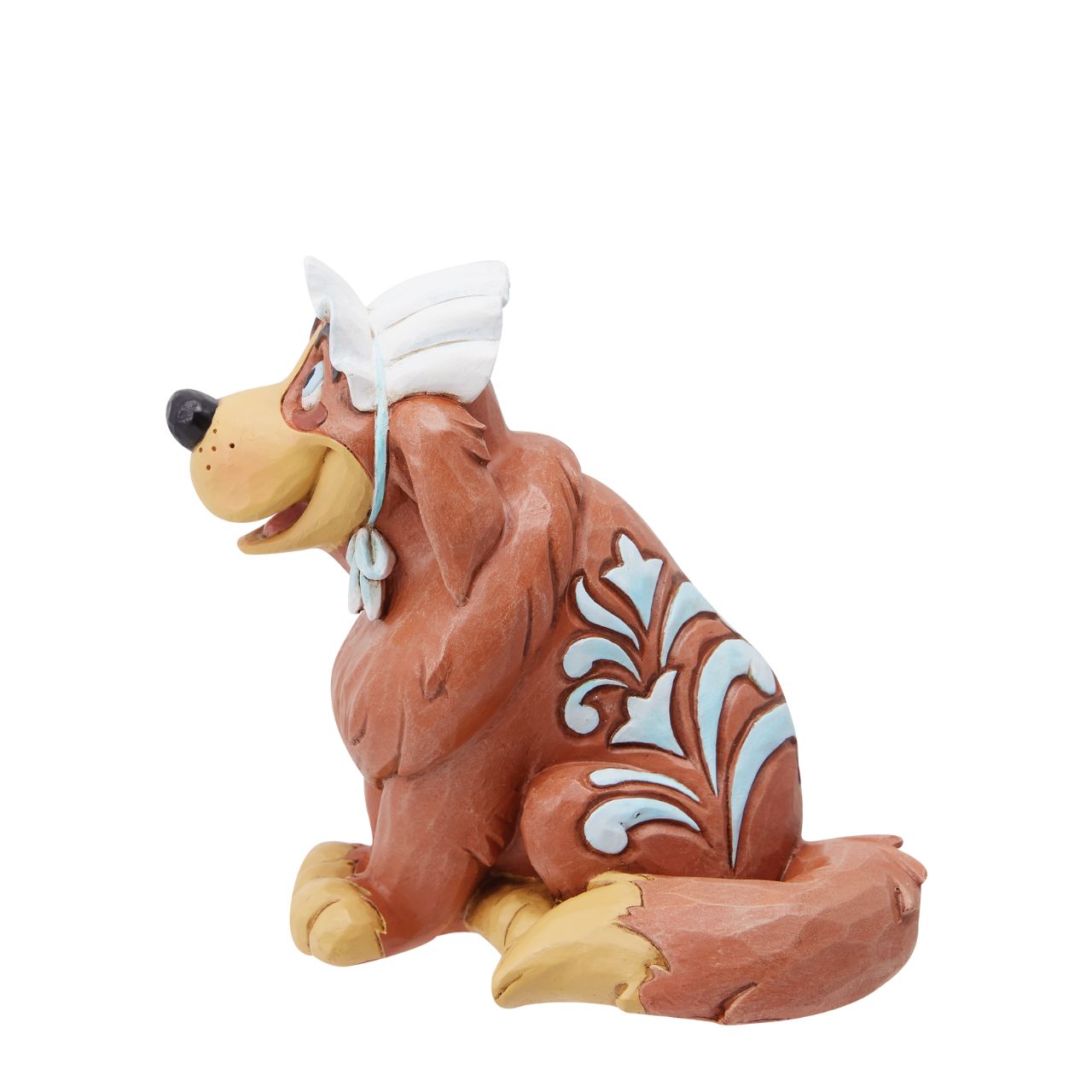 Bring a touch of Disney magic into your home with the whimsical and enchanting Nana Mini Figurine from Disney Traditions by Jim Shore. This beautiful piece captures the essence of one of the most beloved characters from Peter Pan, bringing her charm, beauty and elegance to your Disney collection.