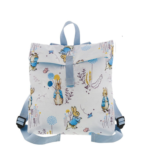 Beatrix Potter Peter Rabbit Children's Backpack  This adorable Peter Rabbit Back is made from high quality material and also features a waterproof fabric lining, perfect for outdoor adventures, sleepovers and school. This is a fun and practical backpack, has been perfectly detailed with original illustrations, taken from the Beatrix Potter stories.