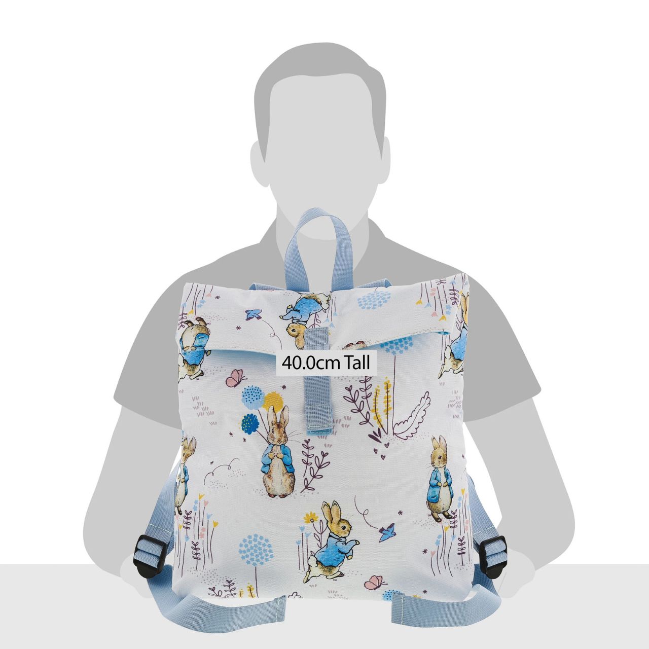 Beatrix Potter Peter Rabbit Children's Backpack  This adorable Peter Rabbit Back is made from high quality material and also features a waterproof fabric lining, perfect for outdoor adventures, sleepovers and school. This is a fun and practical backpack, has been perfectly detailed with original illustrations, taken from the Beatrix Potter stories.