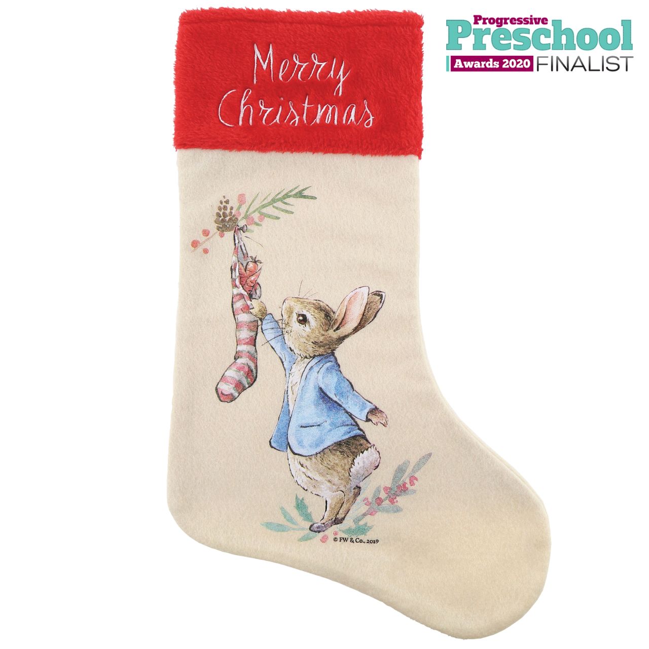 Beatrix Potter Peter Rabbit Christmas Stocking  As families cherish Christmas, we have just the gift that will make this occasion extra special. Spread the joy of Christmas with this beautiful Peter Rabbit Christmas Stocking. This unique Christmas gift will make a great traditional gift, which can be enjoyed year after year.