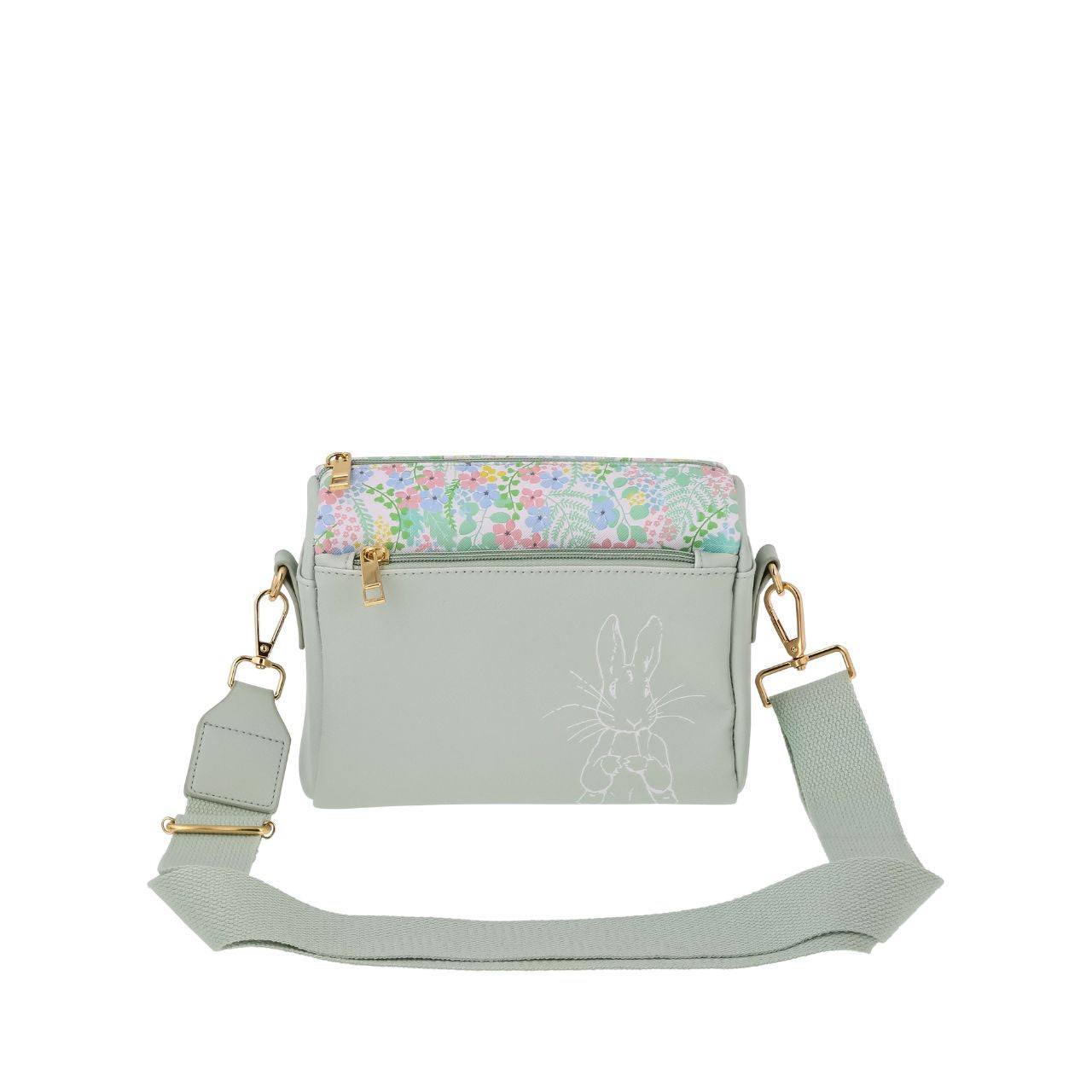 Discover elegance with our faux leather Beatrix Potter Crossbody bag. Featuring adjustable and removable straps, Gold colour metalwork plus internal pockets for easy organization. Comes with a branded dust bag-perfect for those who love timeless charm and functionality.